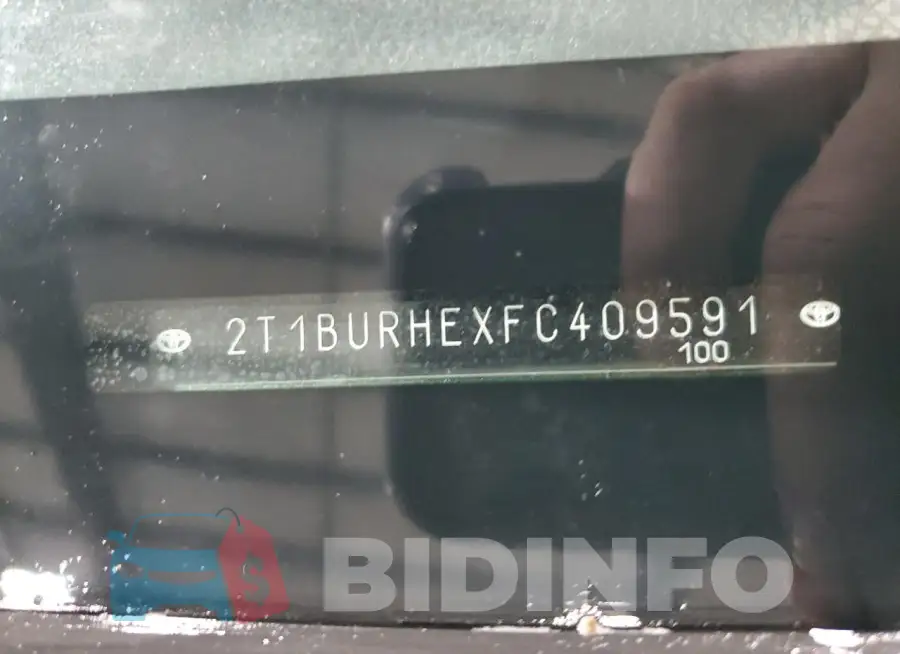 2T1BURHEXFC409591 Photo# 12