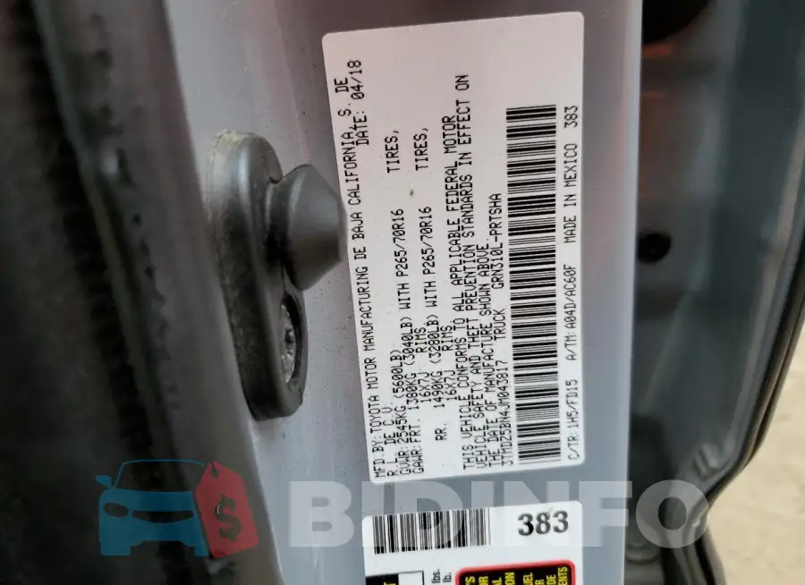 3TMDZ5BN4JM043817 Photo# 13