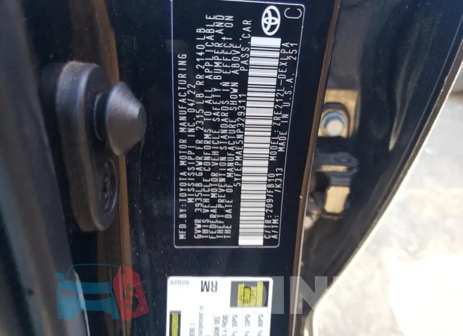 5YFEPMAE5NP329311 Photo# 12