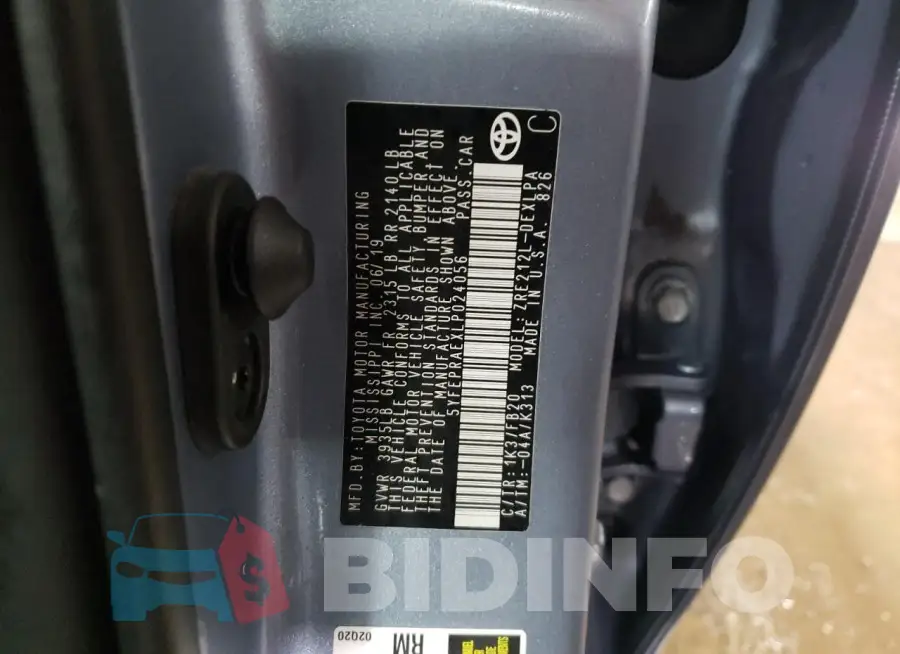 5YFEPRAEXLP024056 Photo# 12