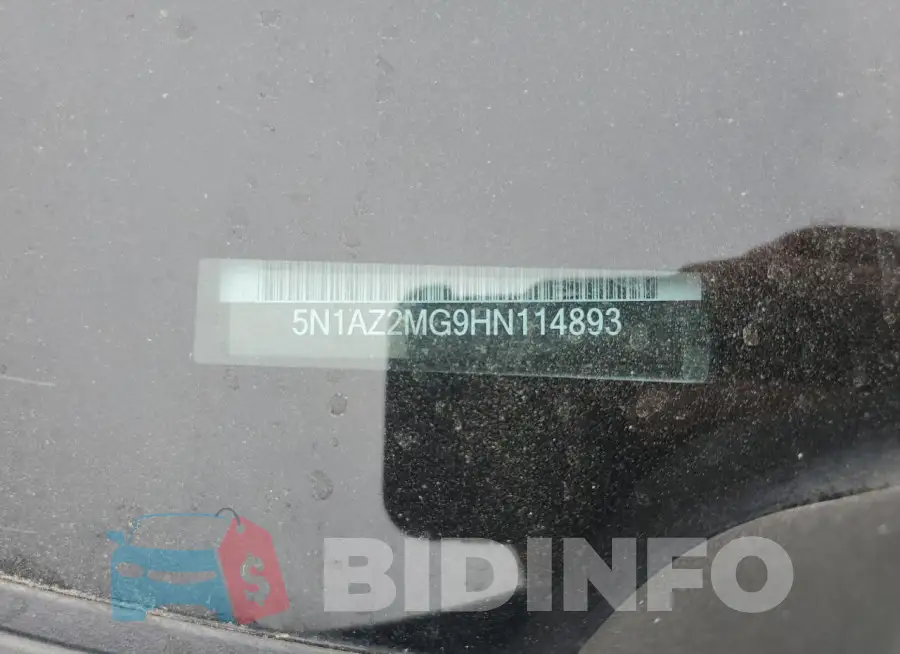 5N1AZ2MG9HN114893 Photo# 13