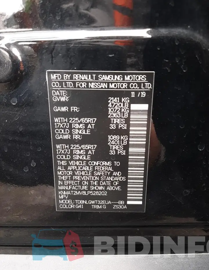 KNMAT2MV8LP528202 Photo# 13