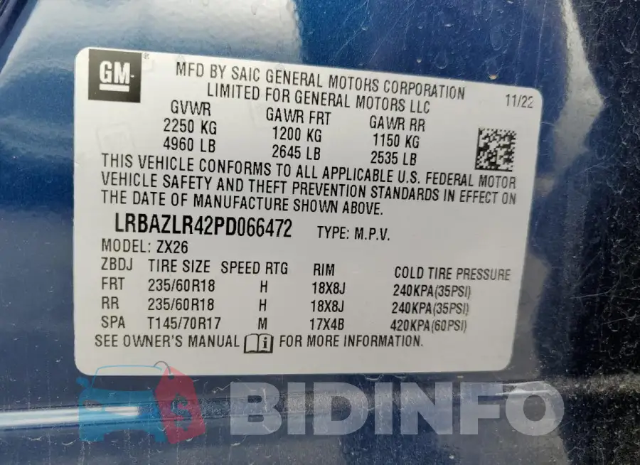 LRBAZLR42PD066472 Photo# 13