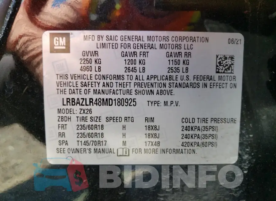 LRBAZLR48MD180925 Photo# 13