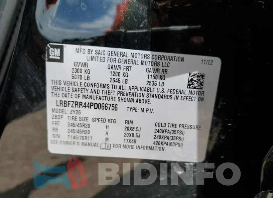 LRBFZRR44PD066756 Photo# 13