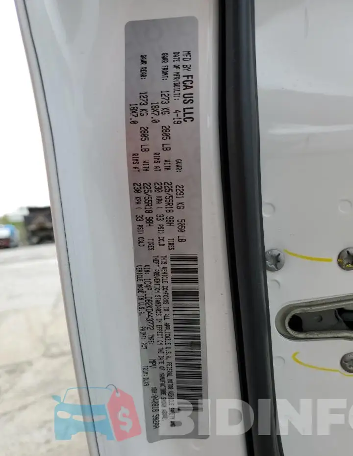 1C4PJLDB2KD443772 Photo# 13