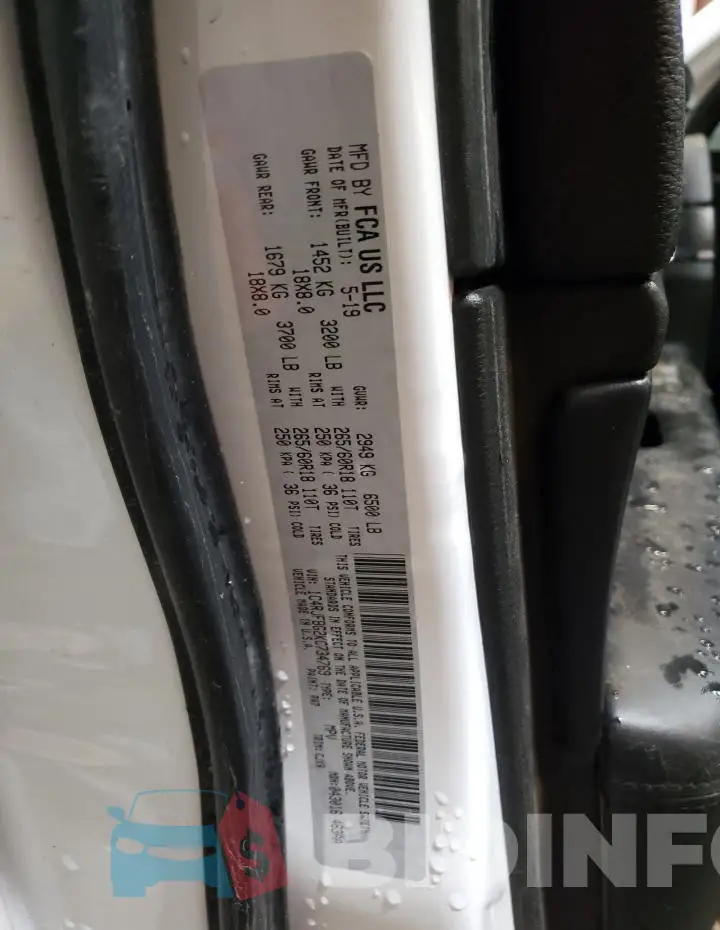 1C4RJFBG2KC734769 Photo# 13