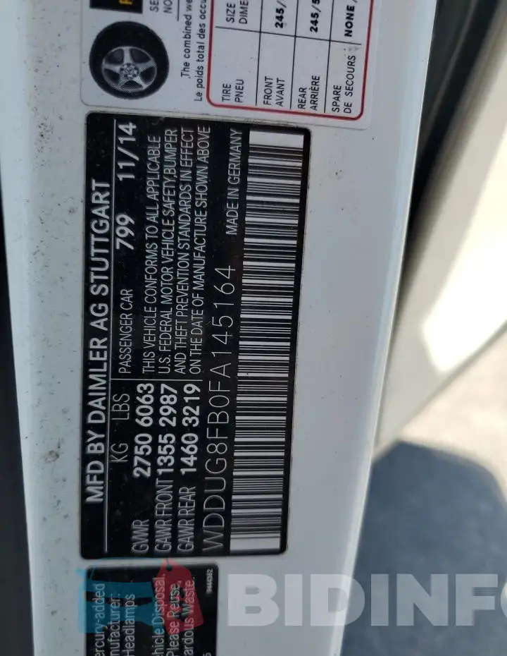 WDDUG8FB0FA145164 Photo# 14