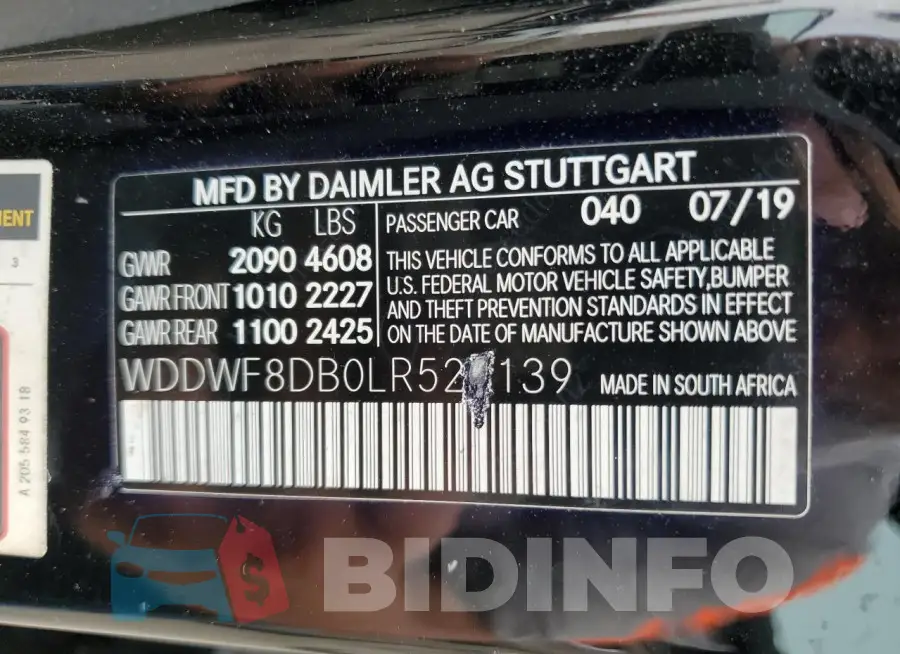WDDWF8DB0LR527139 Photo# 12