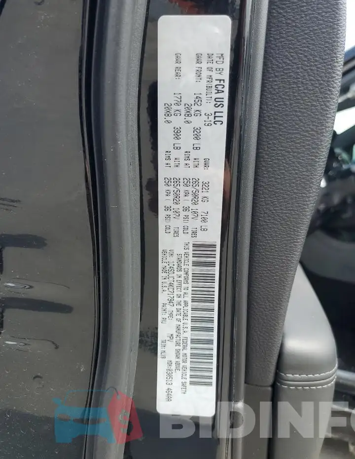 1C4SDJCT4KC717947 Photo# 13