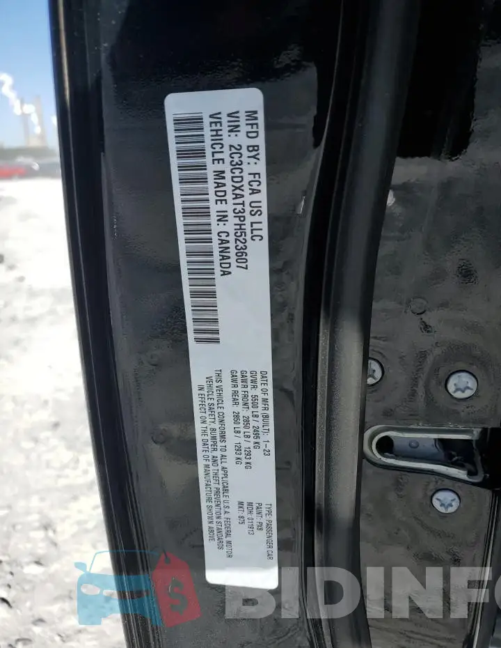 2C3CDXAT3PH523607 Photo# 12