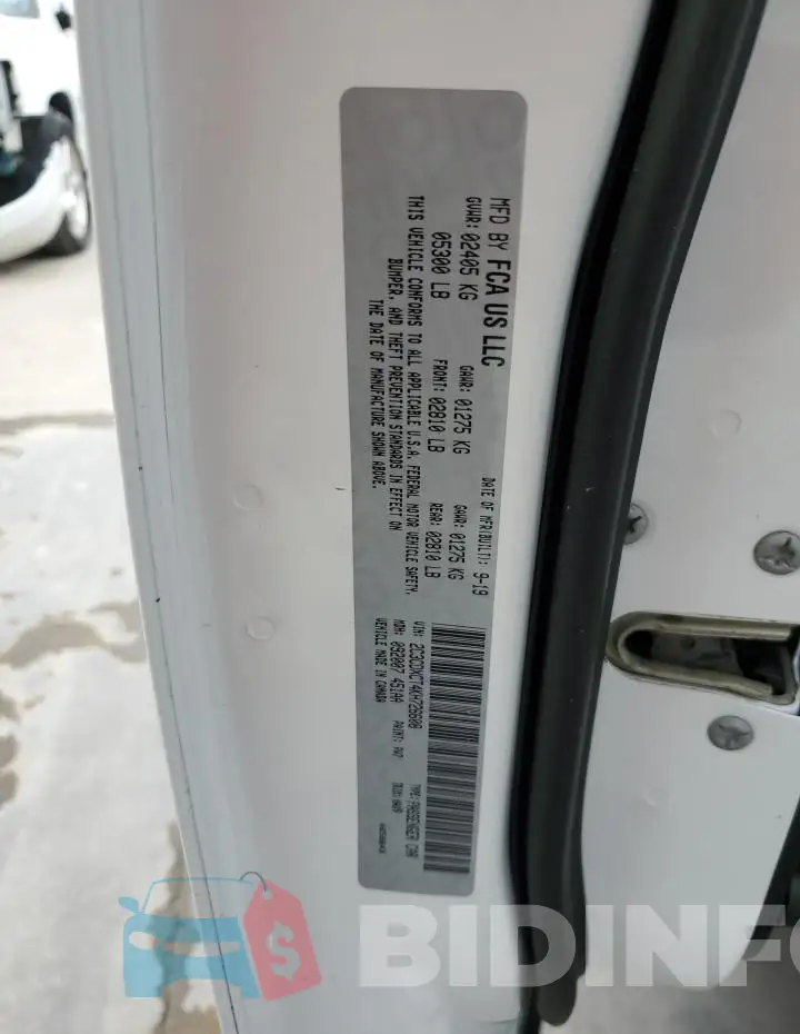 2C3CDXCT4KH726608 Photo# 12