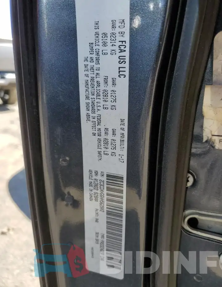 2C3CDXHG6HH562802 Photo# 12