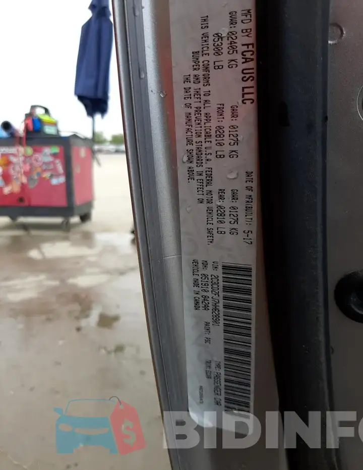 2C3CDZFJ7HH628901 Photo# 13