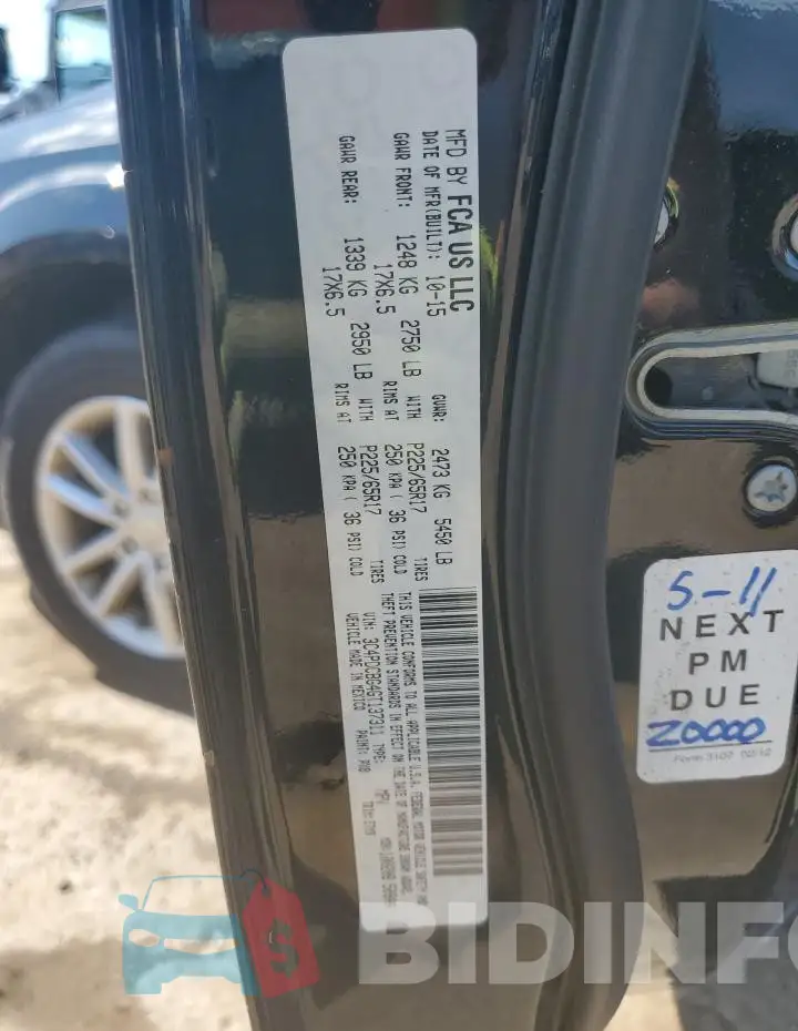 3C4PDCBG4GT137311 Photo# 12