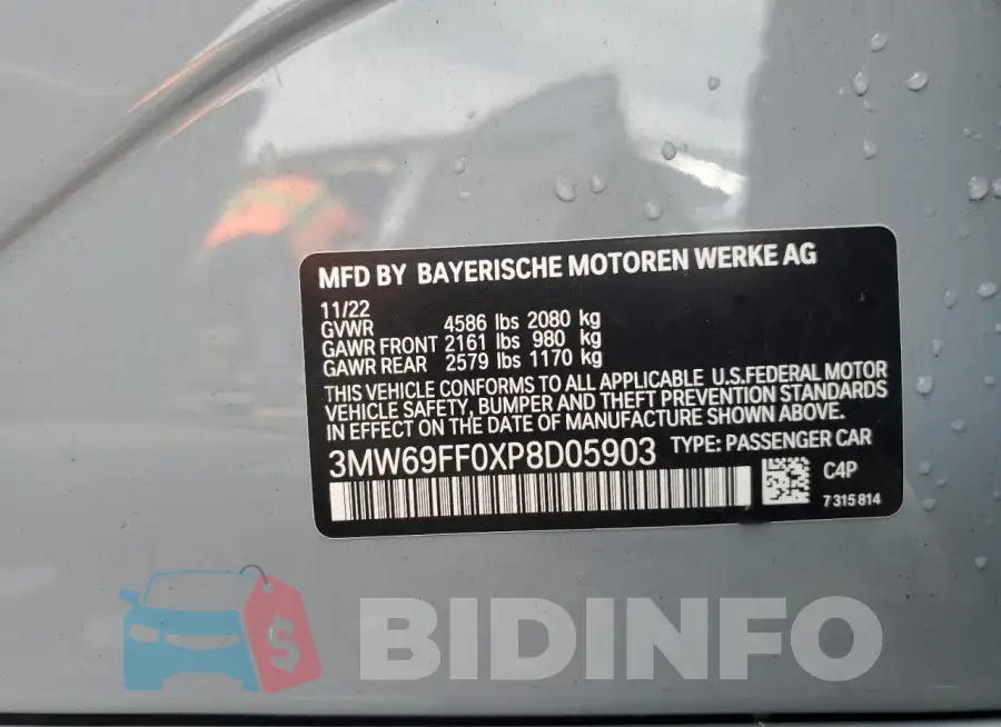 3MW69FF0XP8D05903 Photo# 12