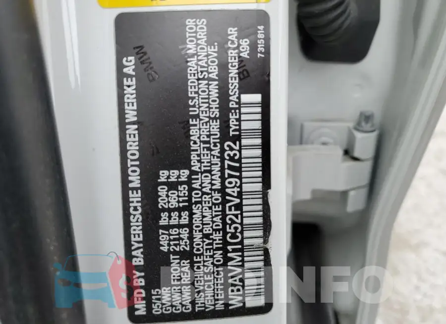 WBAVM1C52FV497732 Photo# 12