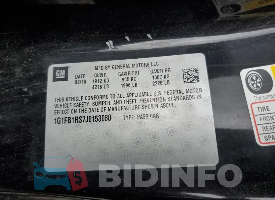 1G1FB1RS7J0153080 Photo# 12
