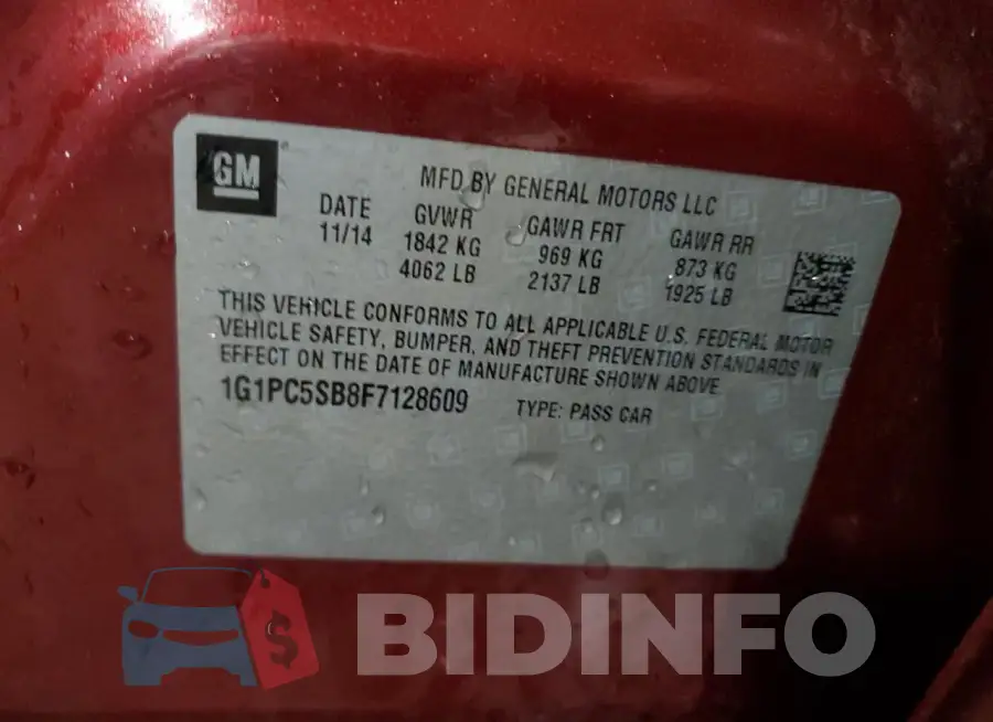 1G1PC5SB8F7128609 Photo# 12