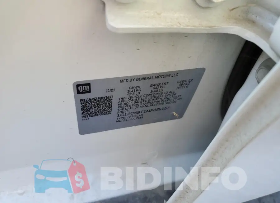 1G1ZC5ST1MF086157 Photo# 12
