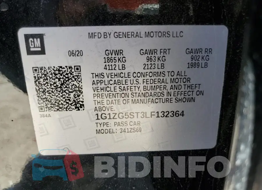 1G1ZG5ST3LF132364 Photo# 13