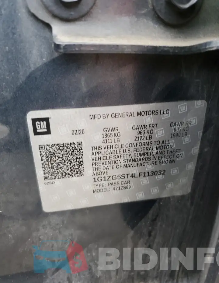 1G1ZG5ST4LF113032 Photo# 12