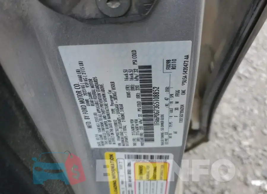 1FA6P0G73G5108852 Photo# 12