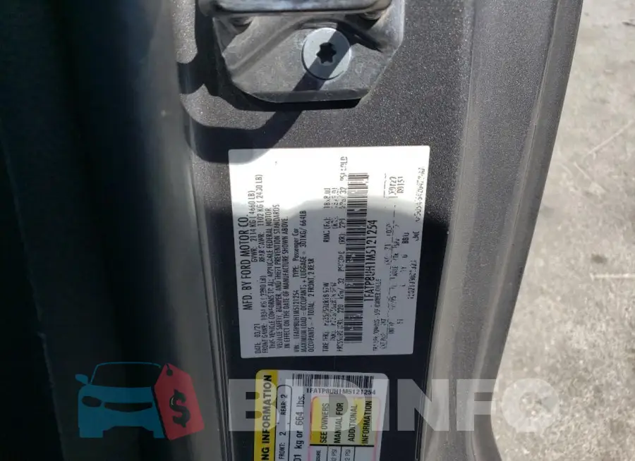 1FATP8UH1M5121254 Photo# 13