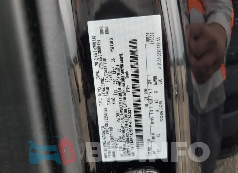 1FTMF1C50PKF34031 Photo# 12