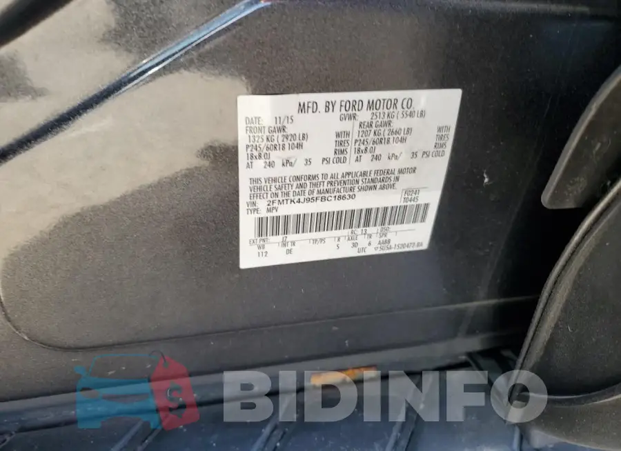 2FMTK4J95FBC18630 Photo# 13