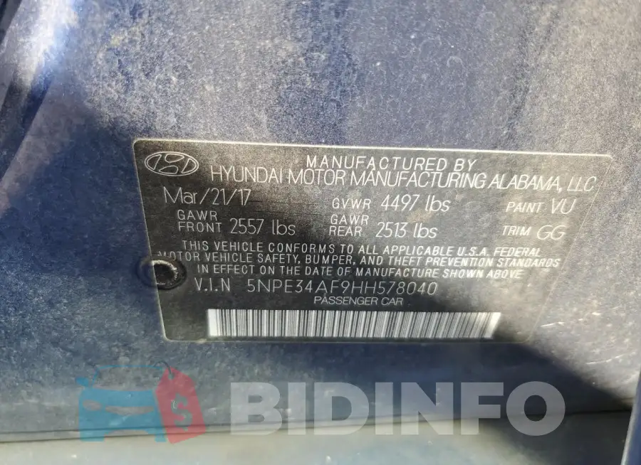 5NPE34AF9HH578040 Photo# 12