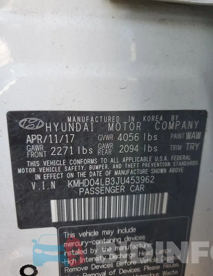 KMHD04LB3JU453962 Photo# 13