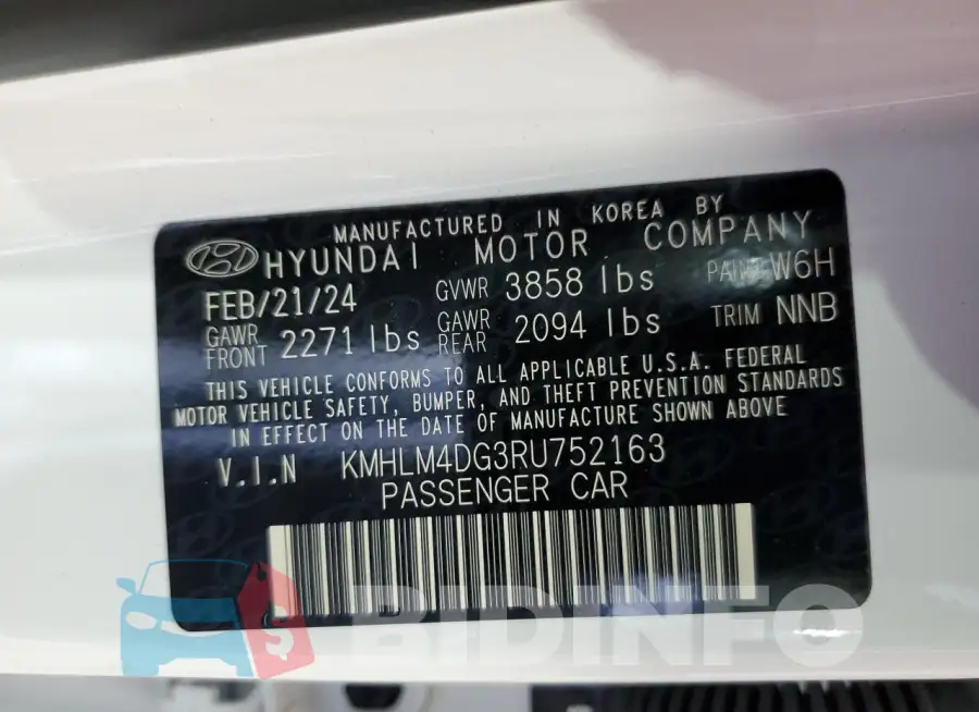 KMHLM4DG3RU752163 Photo# 12