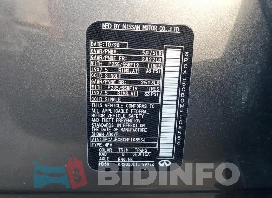 3PCAJ5CB0MF108556 Photo# 13