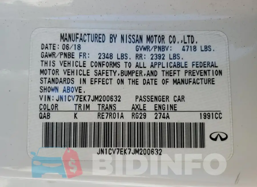JN1CV7EK7JM200632 Photo# 12