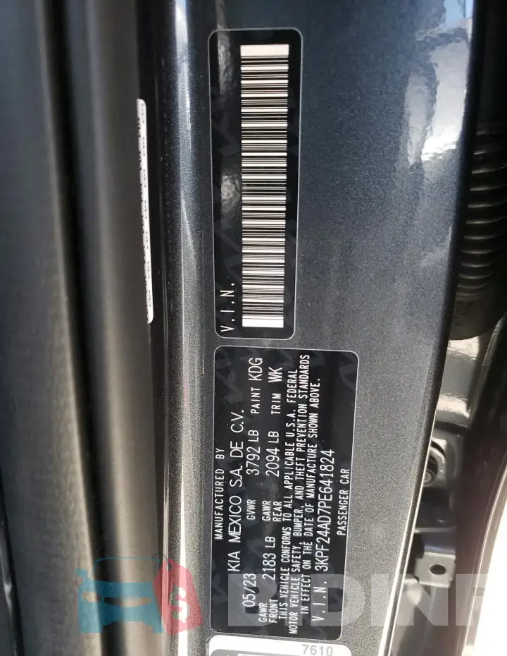 3KPF24AD7PE641824 Photo# 12