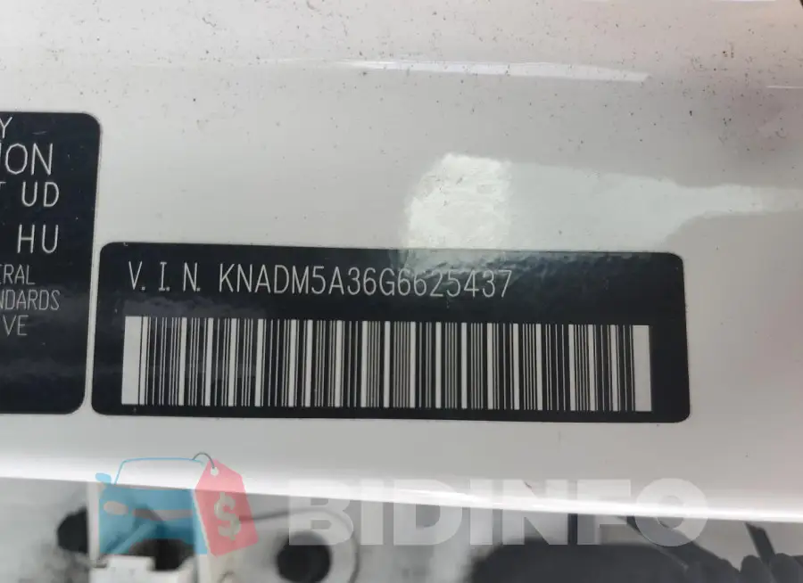 KNADM5A36G6625437 Photo# 12