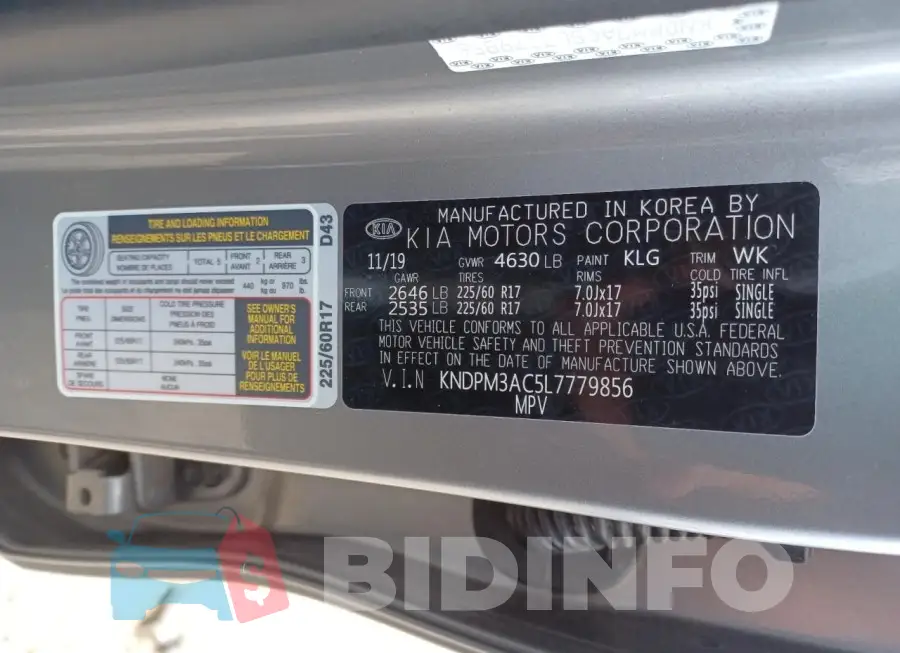 KNDPM3AC5L7779856 Photo# 10