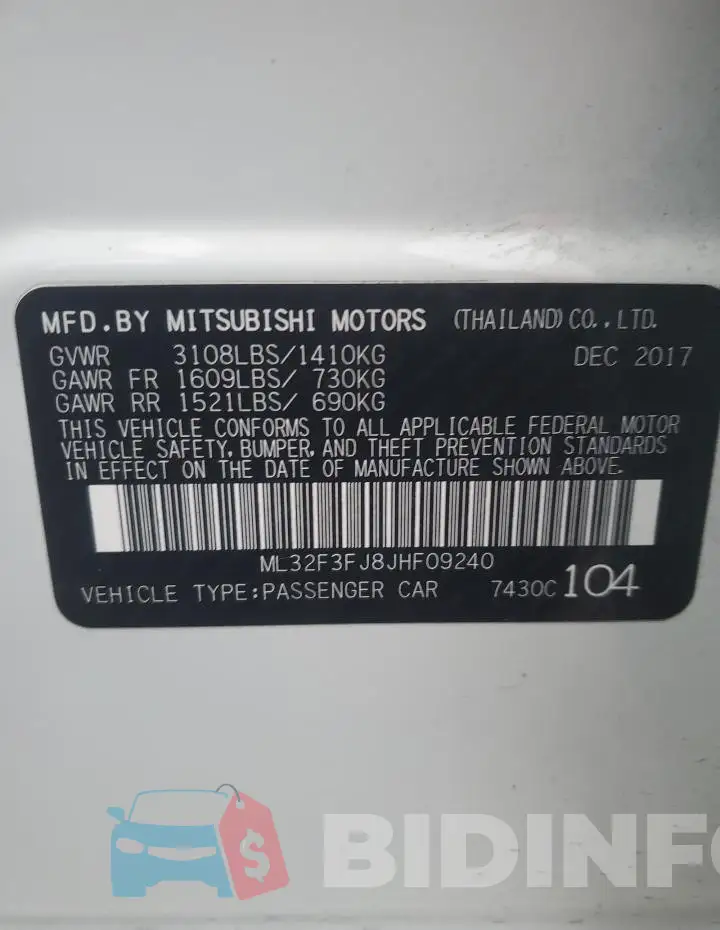 ML32F3FJ8JHF09240 Photo# 13