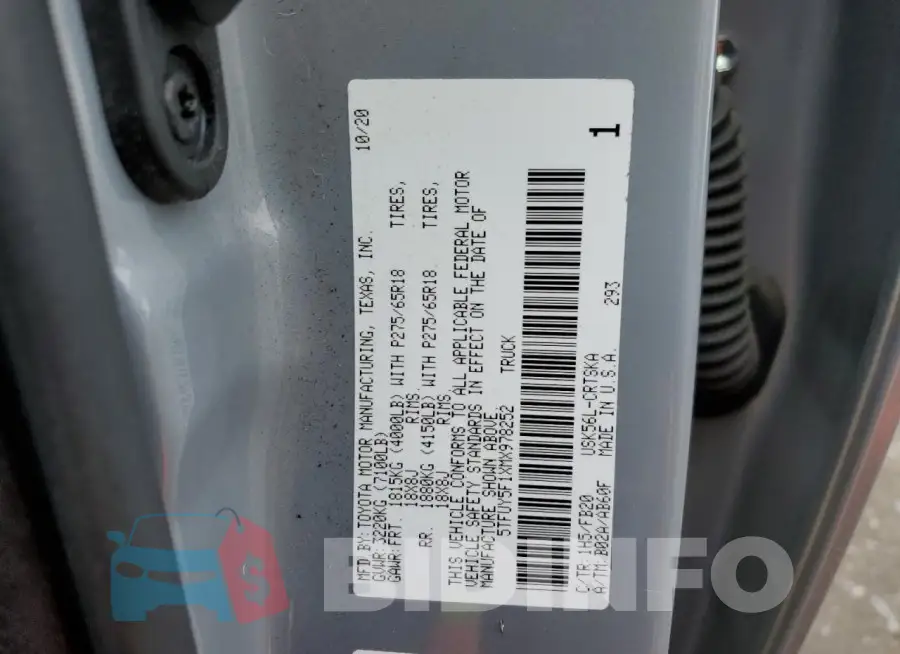 5TFUY5F1XMX978252 Photo# 13