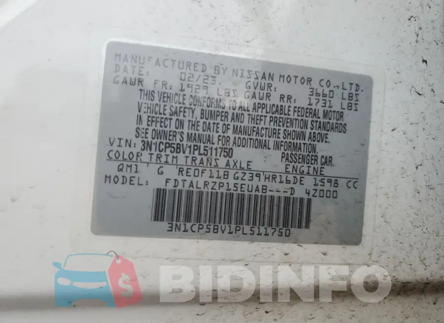 3N1CP5BV1PL511750 Photo# 12