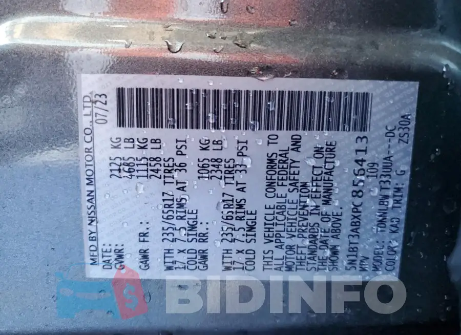 5N1BT3ABXPC856413 Photo# 13