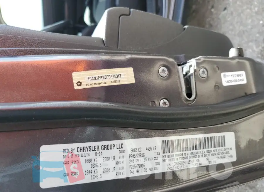 1C4NJPBB3FD115347 Photo# 13