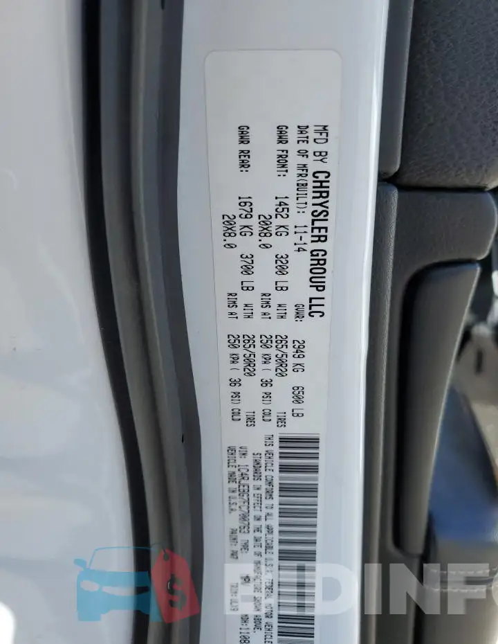 1C4RJEBG7FC700763 Photo# 12