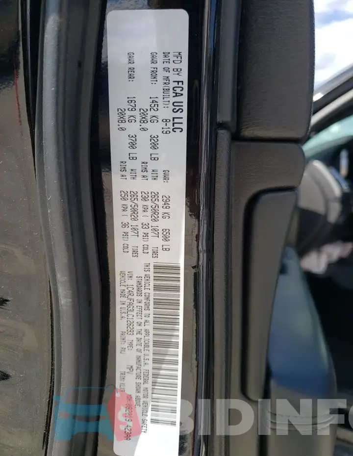 1C4RJFAG3LC126293 Photo# 12