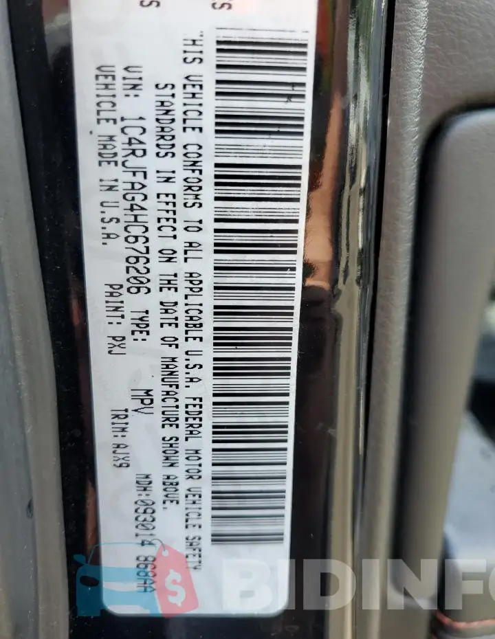1C4RJFAG4HC676206 Photo# 13