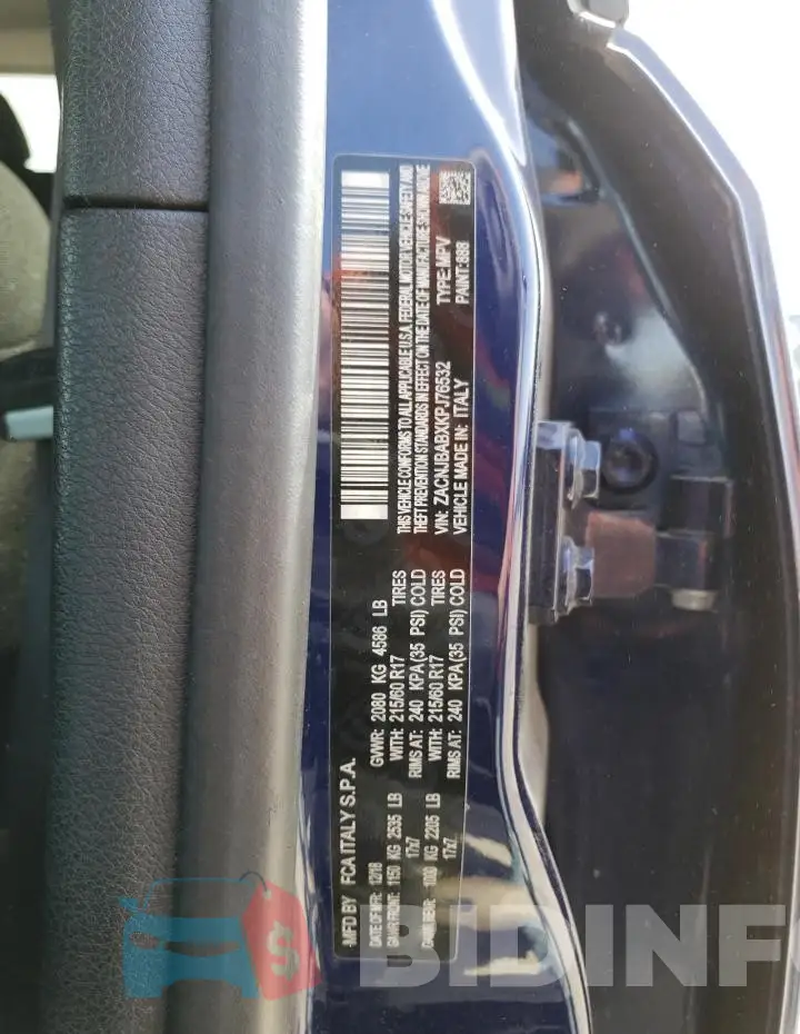 ZACNJBABXKPJ76532 Photo# 13