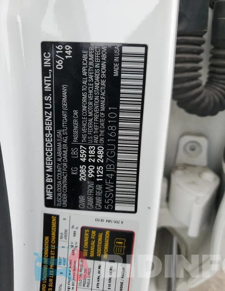 55SWF4JB7GU168101 Photo# 12