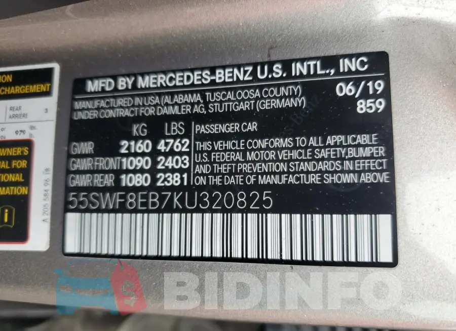 55SWF8EB7KU320825 Photo# 12