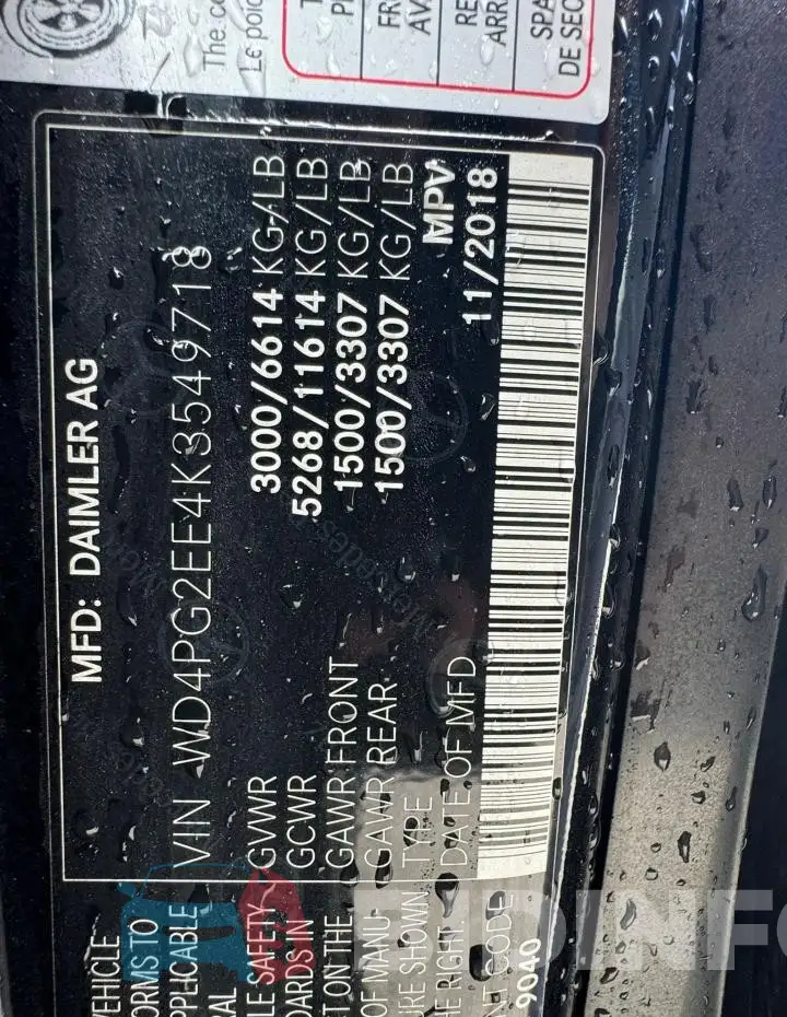 WD4PG2EE4K3549718 Photo# 10